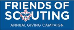Friends of Scouting annual giving campaign banner
