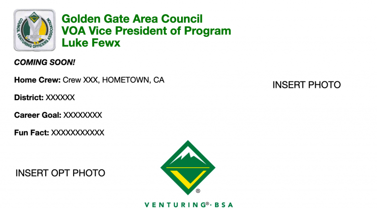 Golden Gate Area Council VOA VP Program Luke Fewx
