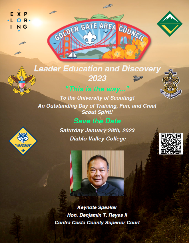 Poster promoting Leader Education and Discovery event for January 2023.
