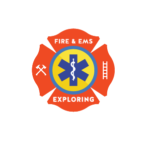 Exploring fire and EMS logo