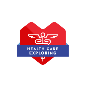 Exploring health care logo