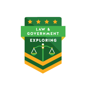 Exploring law and government logo