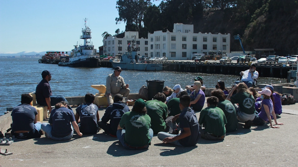 Sea Scouts at the San Francisco Maritime Museum
