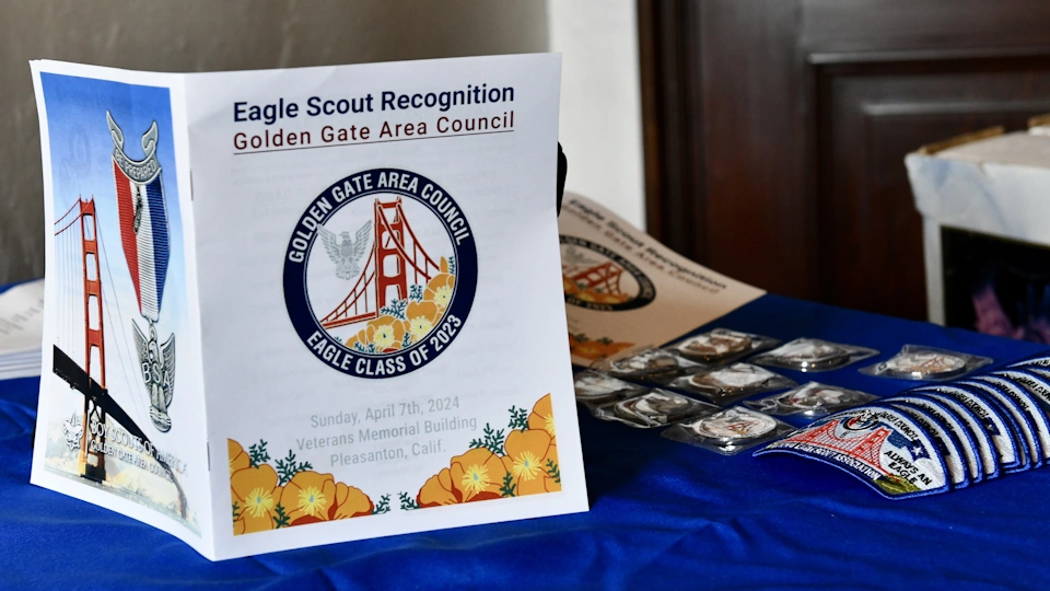 Invitation to Eagle Scout Class of 2023 celebration