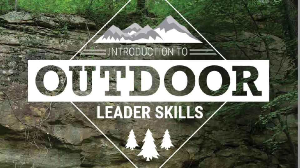 Poster for Introduction to Outdoor Leader skills